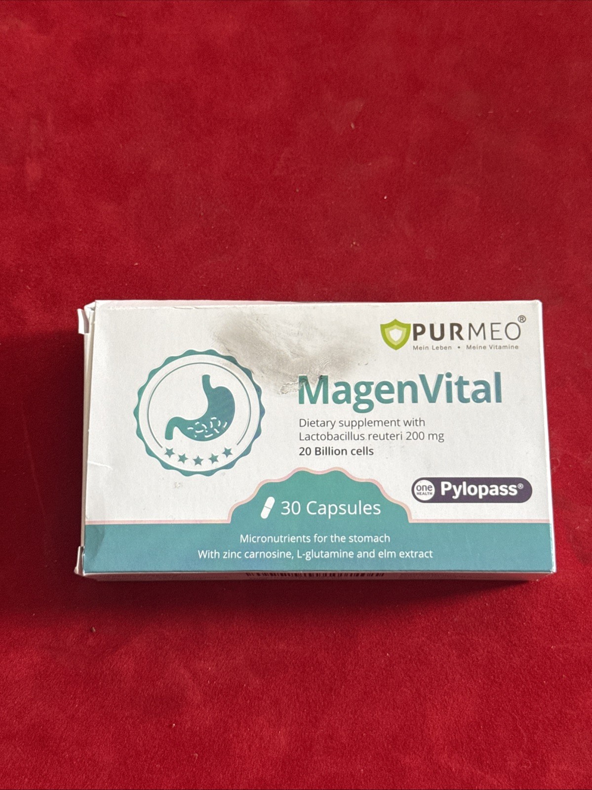 H. PYLORI Gastritis Acid Reflux Heartburn Relief Stomach Repair 30ct PURMEO