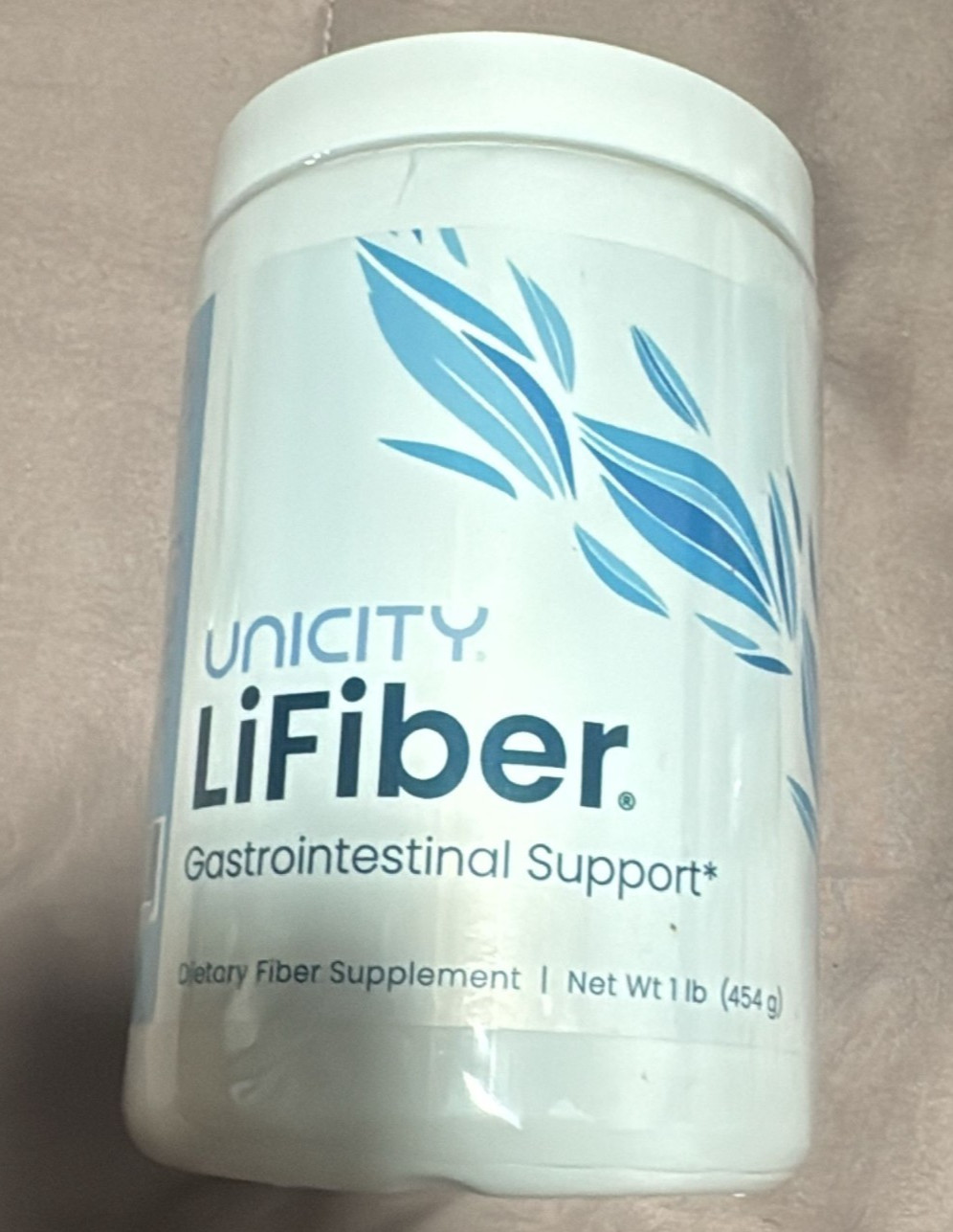 Unicity LiFiber 45 Servings 1lb Digestive Fiber Cleanse Supplement Psyllium