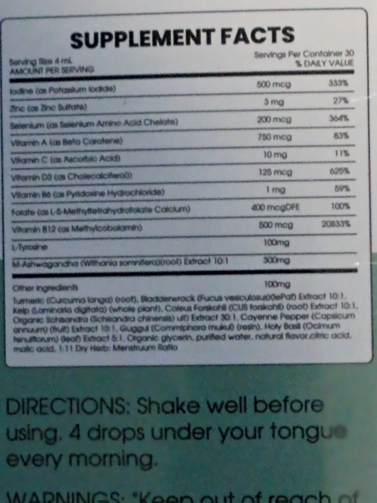 Lot of 3 Thyroid Support Supplement Total 12 OZ (4 oz each) EXP 12-2027