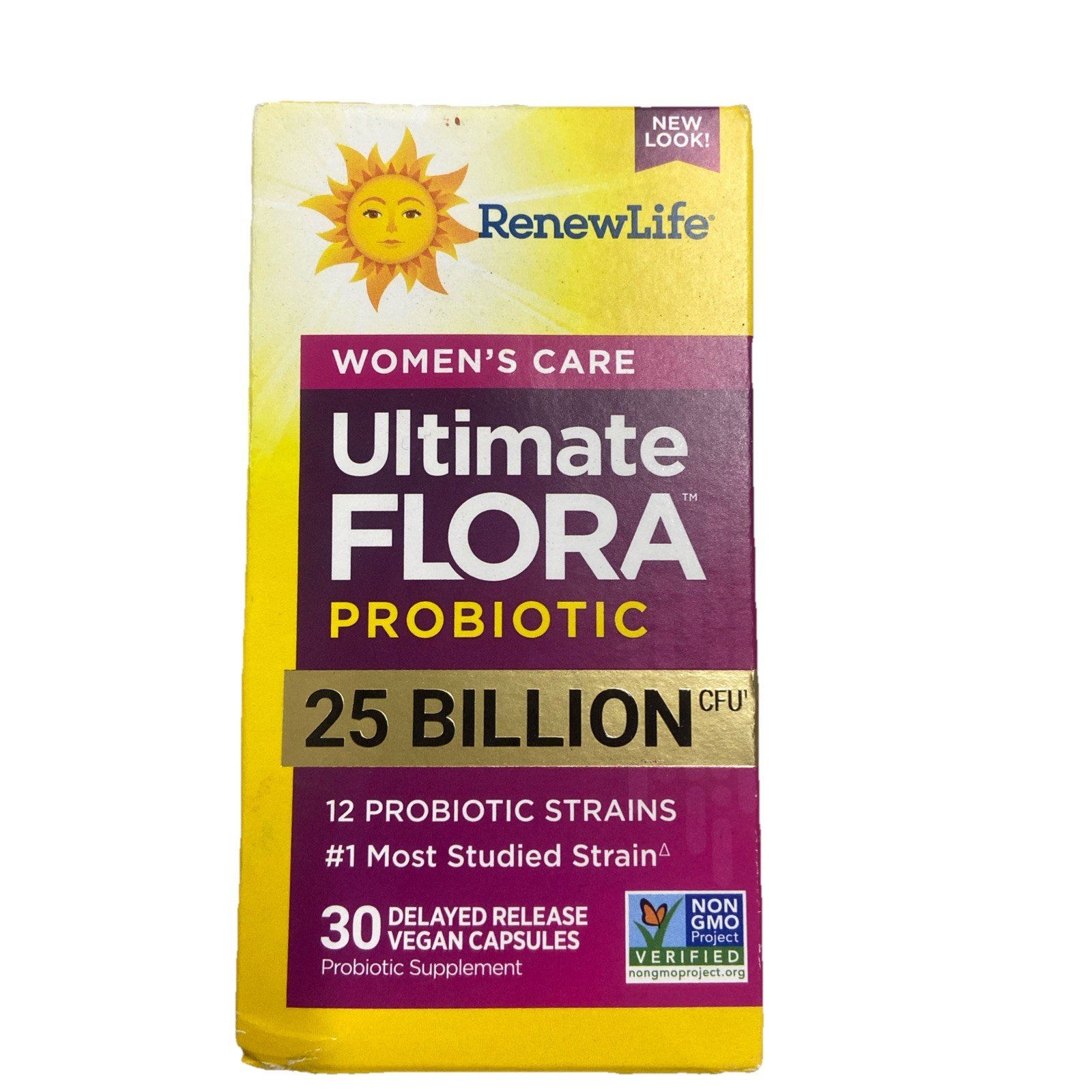 Renew Flora Women’s Probiotic Suplement – 30 Vegetable Capsules