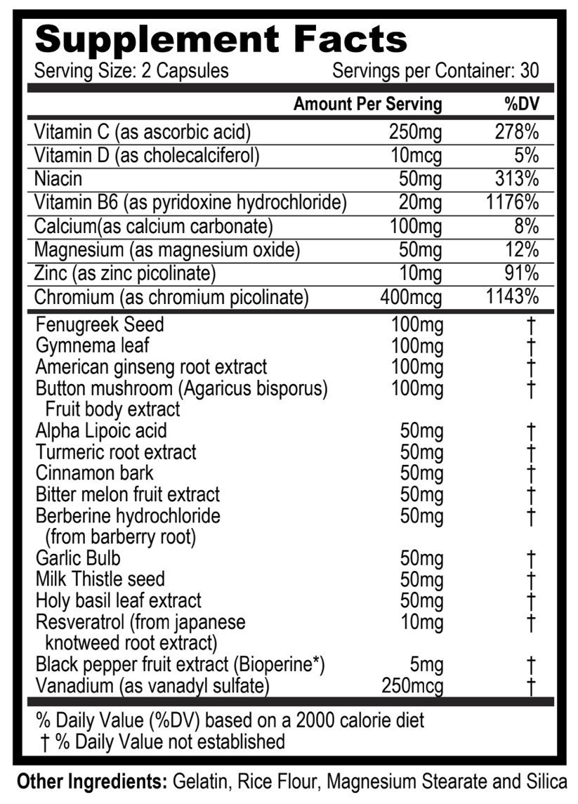 GLPro Blood Sugar Advanced Formula (1-3 Bottle Pack) US