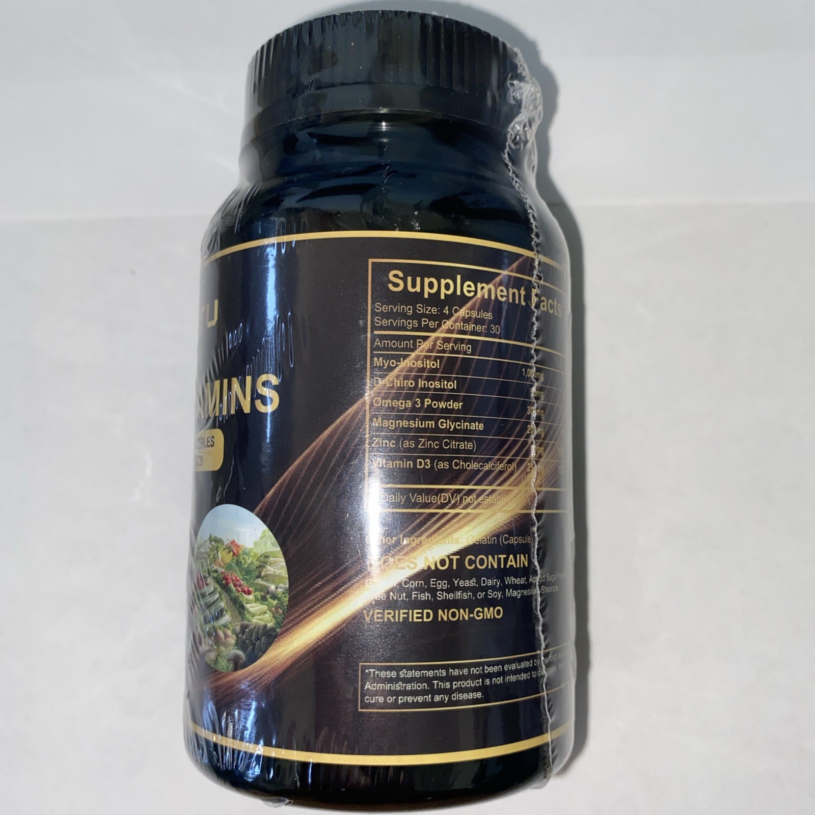 jnbgtu multivitamins 120 capsules vegan dietary supplement probiotics