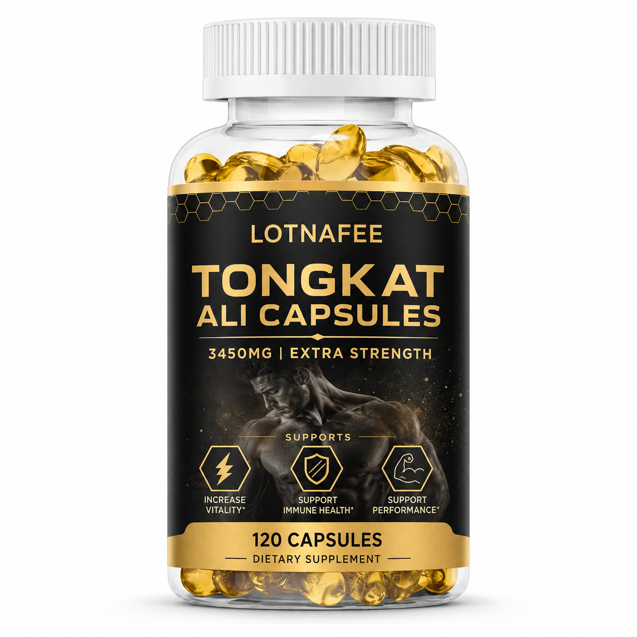 Lotnafee Premium Herbal Extract Complex – Men’s Daily Vitality Support 120 Capsu