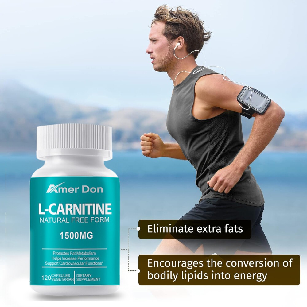 Acetyl L-Carnitine 1500mg – Nervous System Health Antioxidant 120 Capsules
