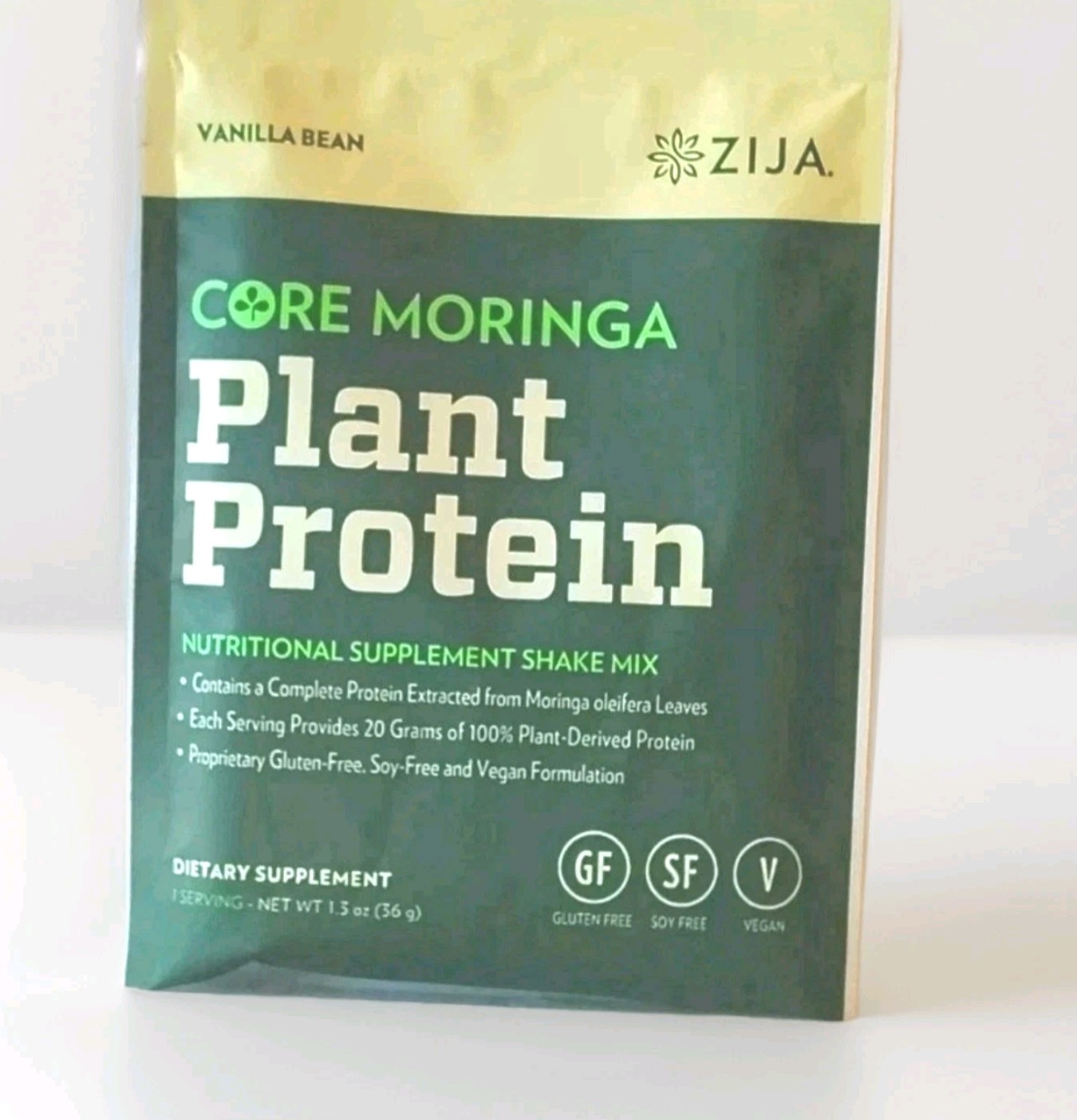 ❇️1 Pack Zija Core Moringa Plant Protein Vanilla Bean 100% Plant-Derived Protein