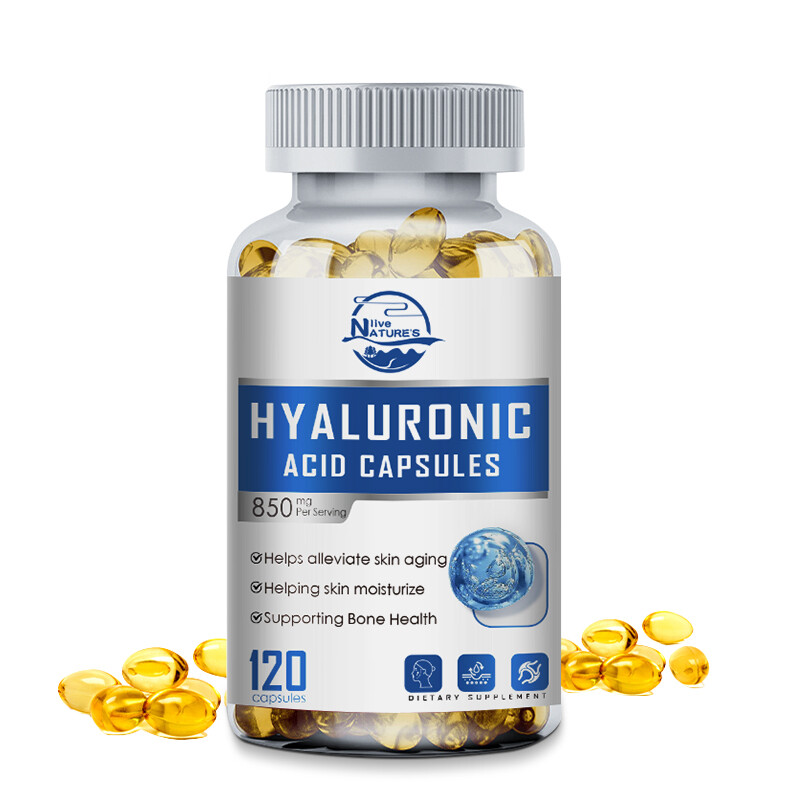 Collagen Hyaluronic Acid Vitamin C Capsules AntiAging Wrinkles Skin Joint Health