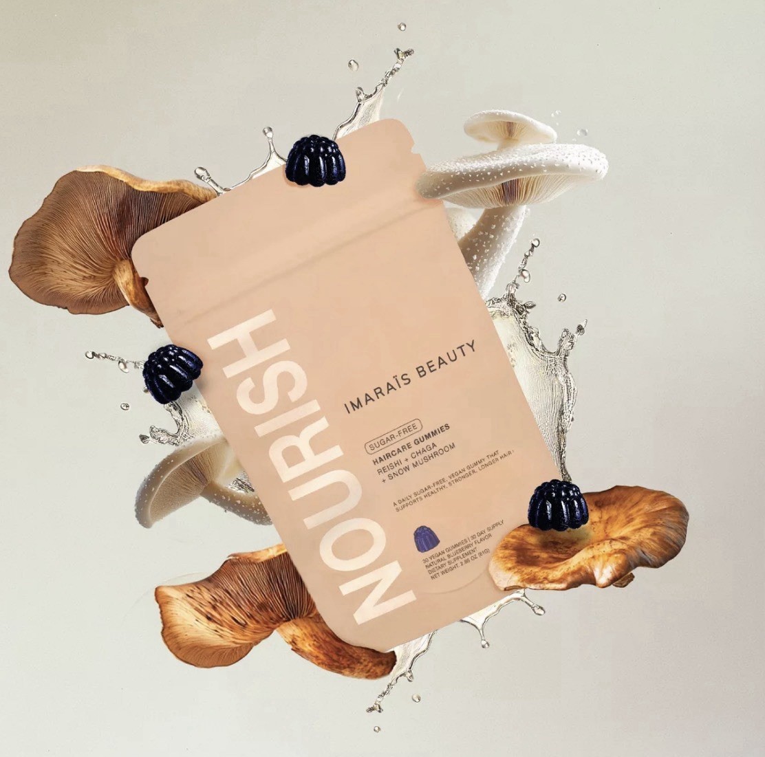 Nourish Imaraïs Haircare Gummies For HairGrowth, anti-shedding- 30ct EXP:10/2026