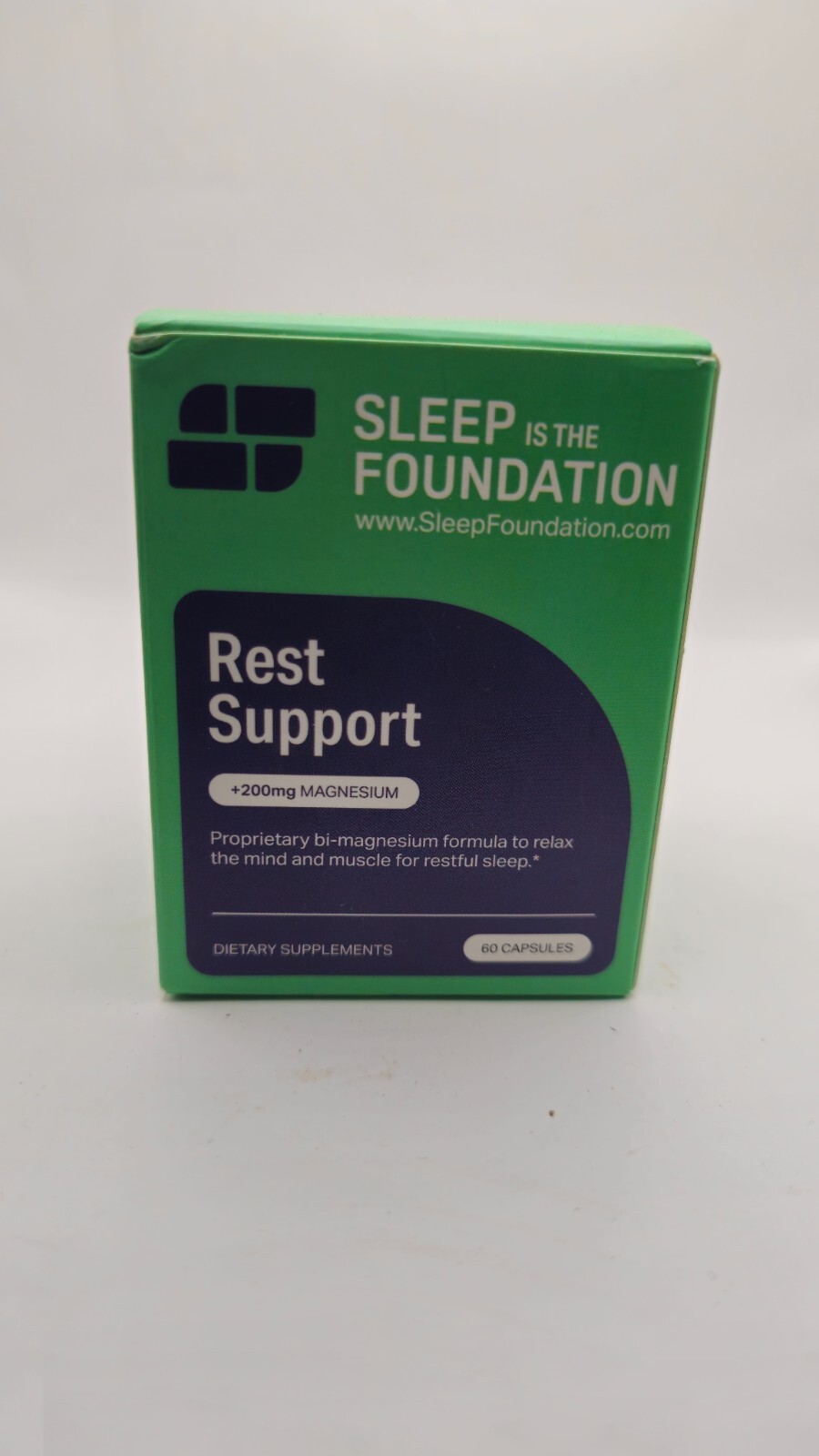 Magnesium Supplement.Rest Sleep Support .Non-Habit Forming. Ex. 10/2025