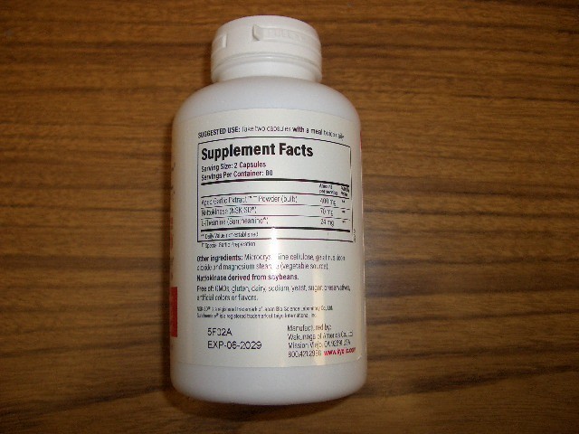 KYOLIC Aged Garlic Extract BLOOD PRESSURE HEALTH Formula 109-160 Capsules 6/2029