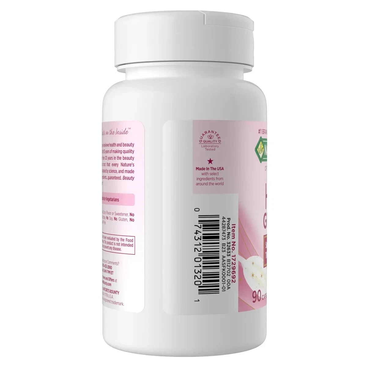 NEW Nature’s Bounty Optimal Solutions Hair Growth 90 Capsules – FRESH STOCK