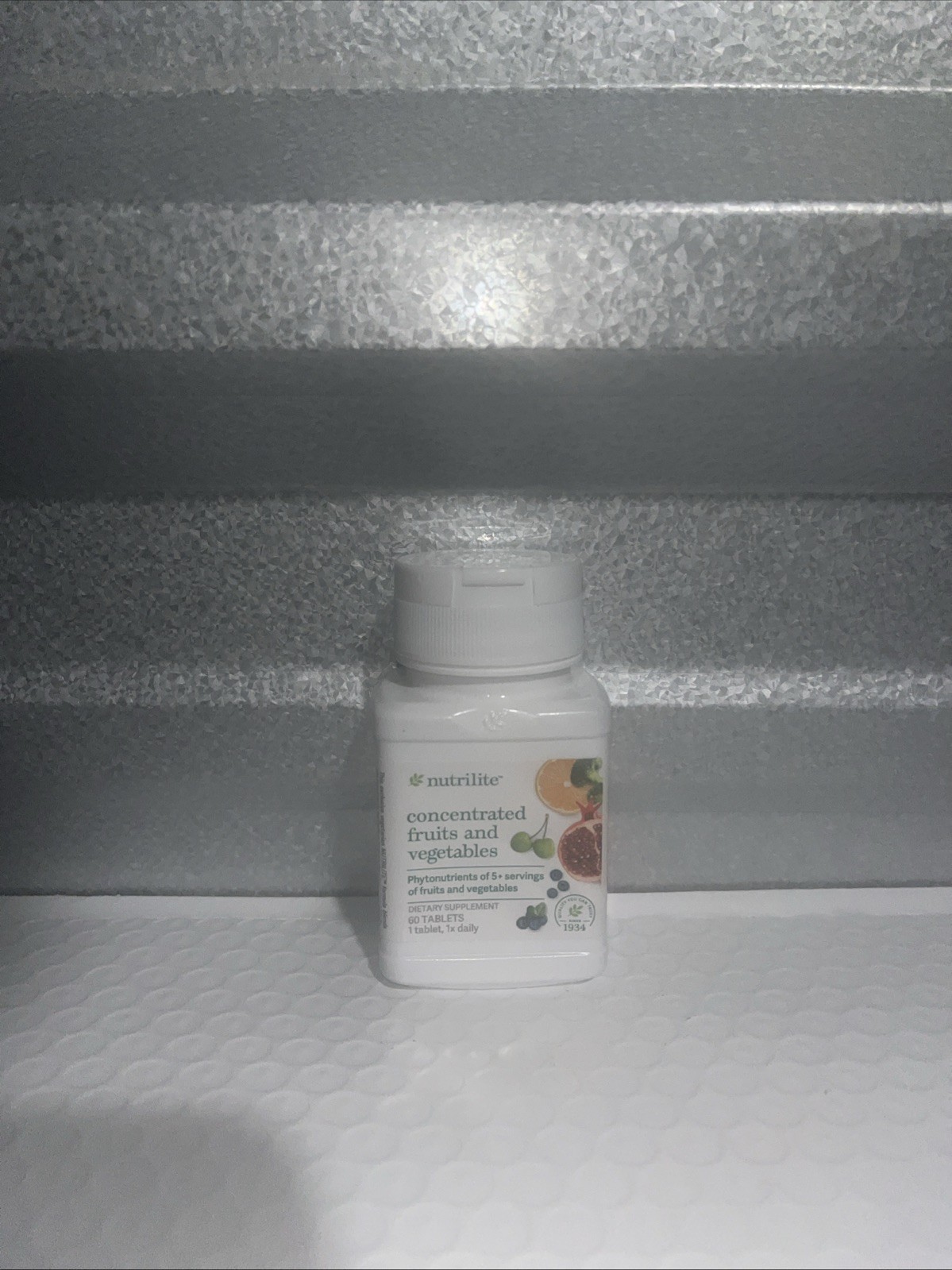 Amway Nutrilite Concentrated Fruits & Vegetables 60 Tablets FREE SHIPPING 08/27