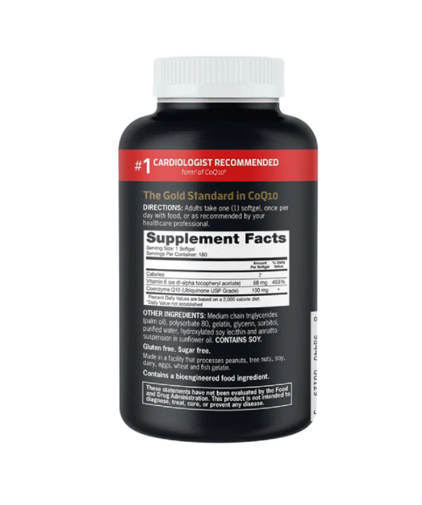 NEW Qunol Ultra CoQ10 100 mg., 180 Softgels. Exp.10/2028