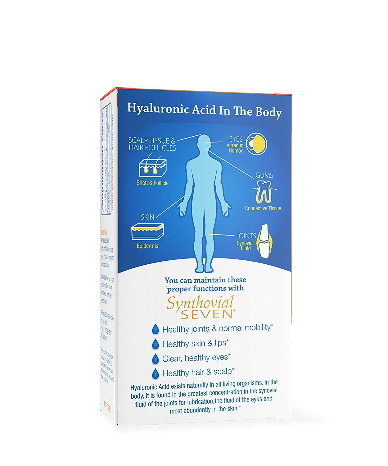 Hyalogic Synthovial Seven Liquid Hyaluronic Acid – Vegan 1 Fl Oz (Pack of 2)