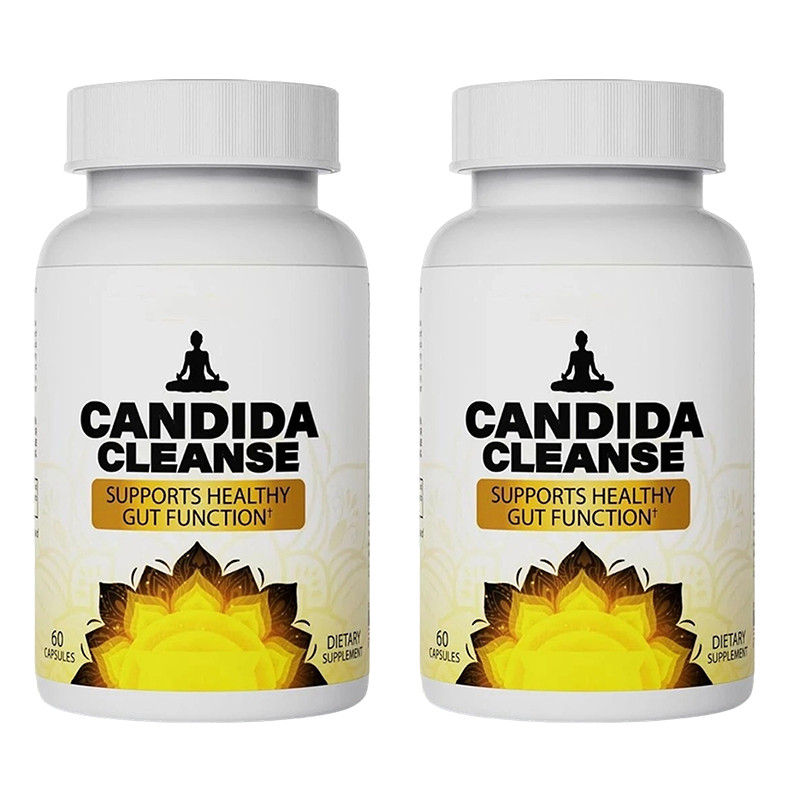 Cleanse Candida 60 softgels – Gut & Colon Support, Natural Herbs for Intestinal
