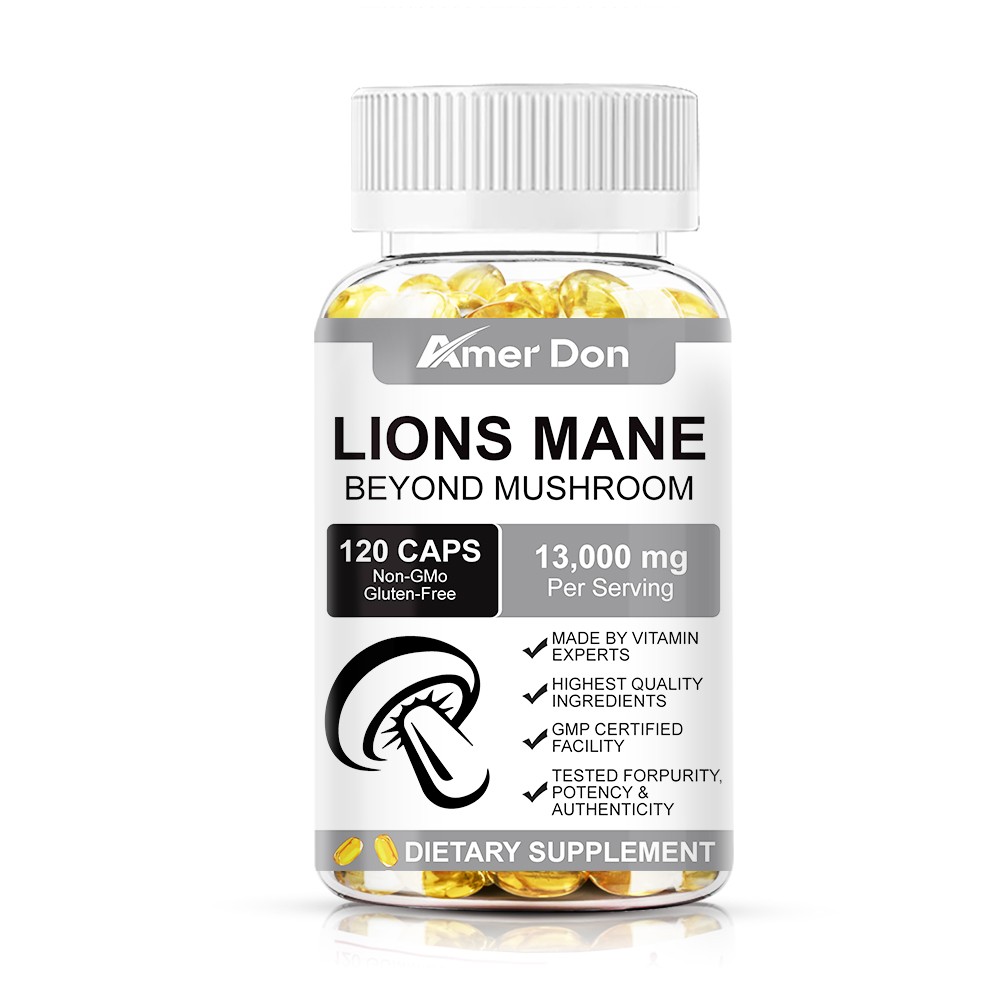 13000mg Mushroom Complex Supplement Lions Mane, Reishi, Shiitake, Chaga,Maitake