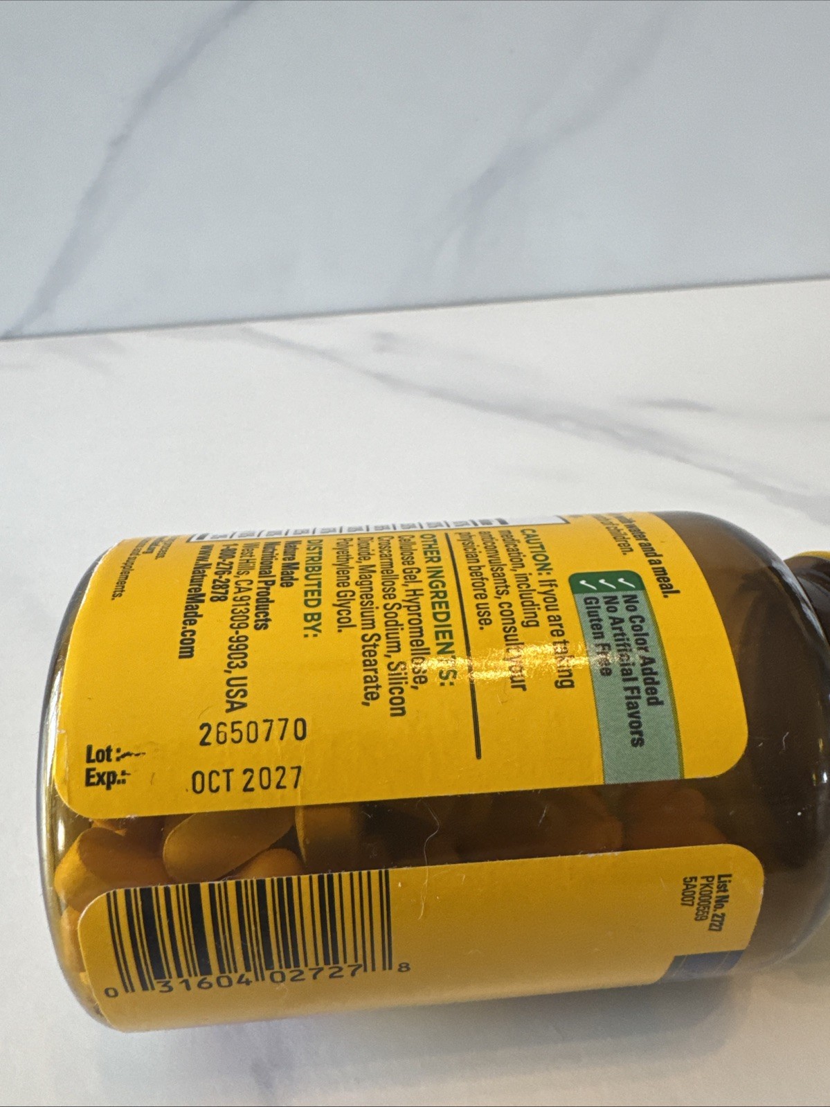 Nature Made Super B-Complex with C Dietary Supplement 140 Tablets Exp 10/2027