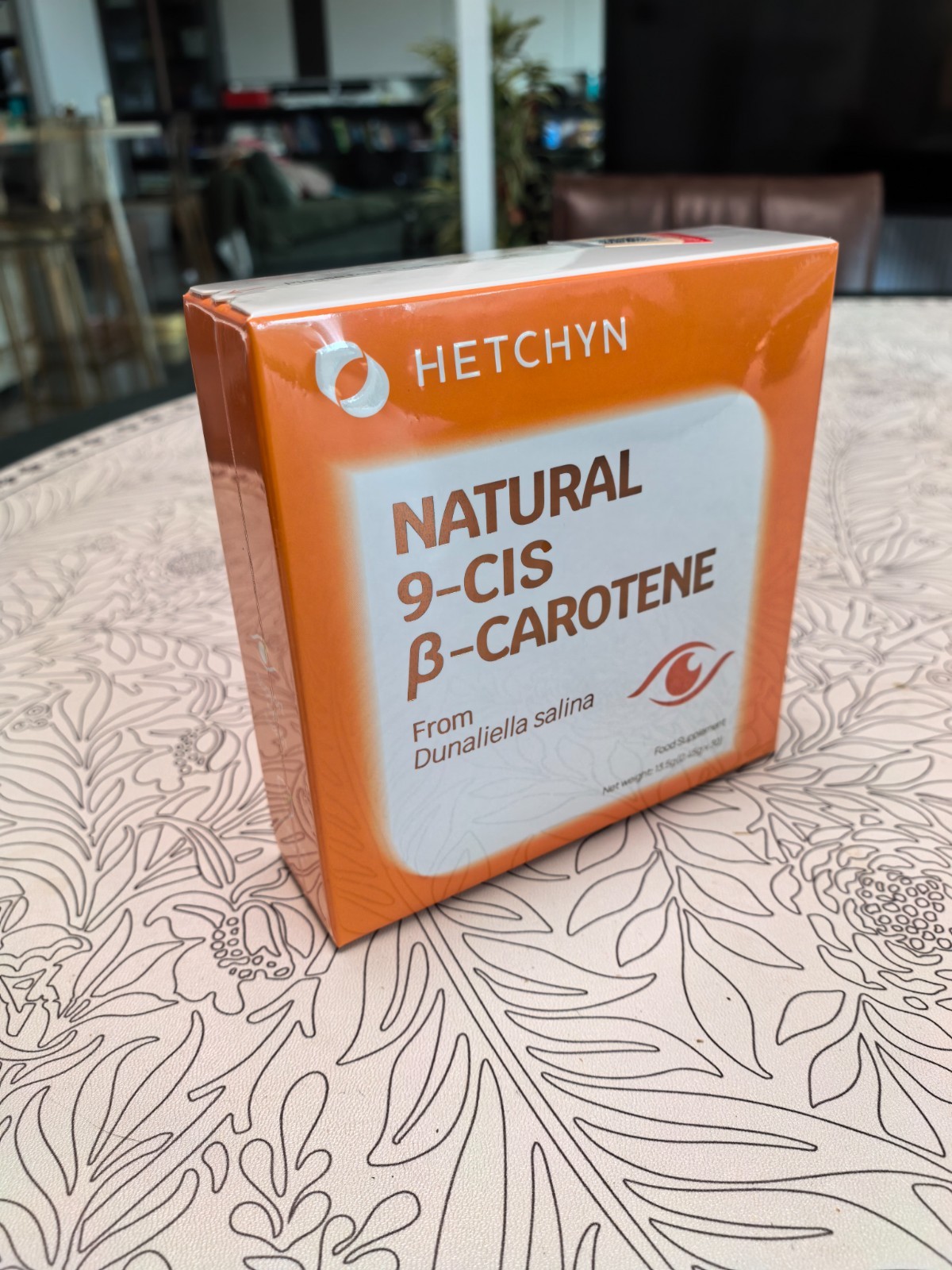 HETCHYN Natural 9-cis Beta-Carotene from Dunaliella salina Eye Health Supplement