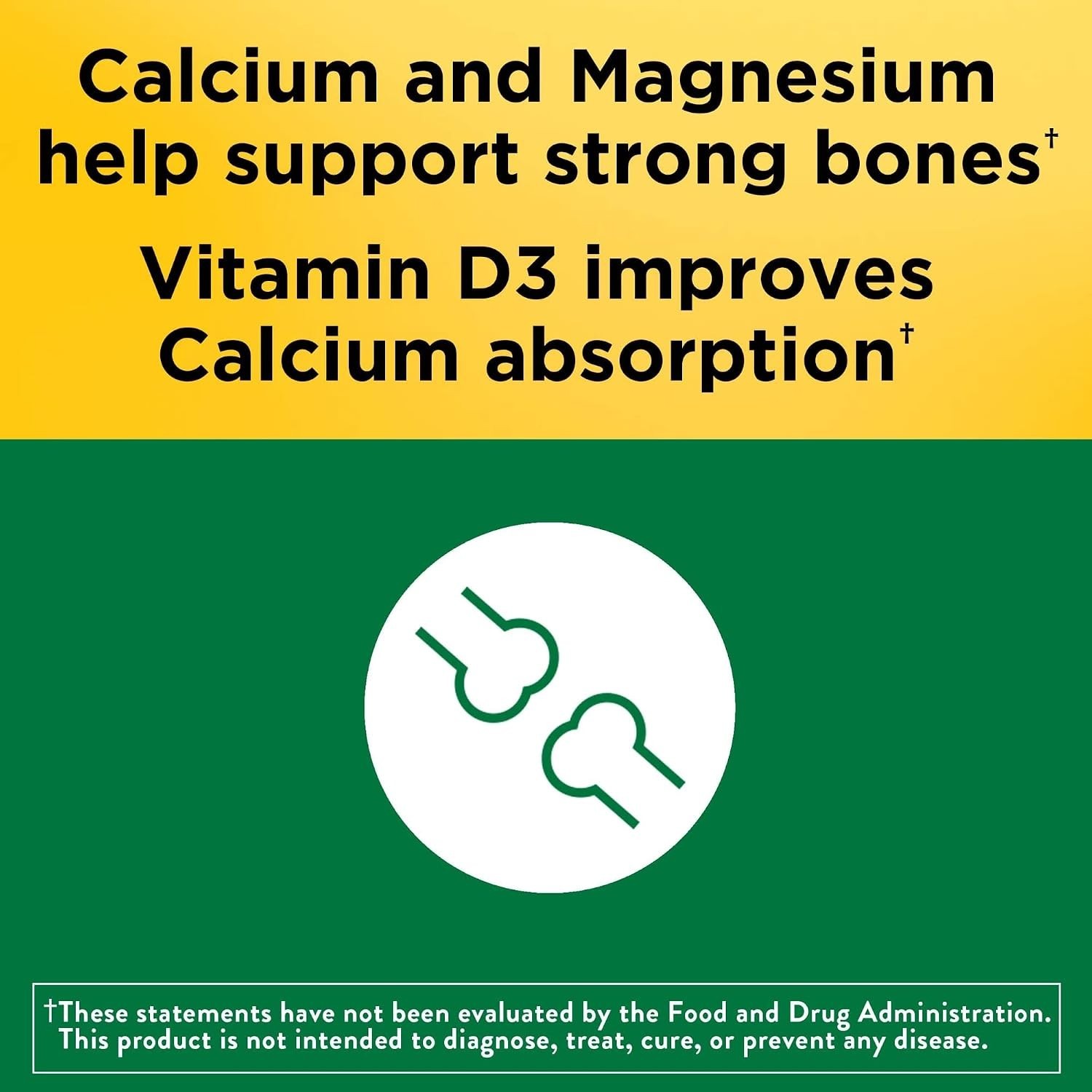 300 Count Calcium Magnesium Zinc Tablets with Vitamin D3 – Immune & Bone Support