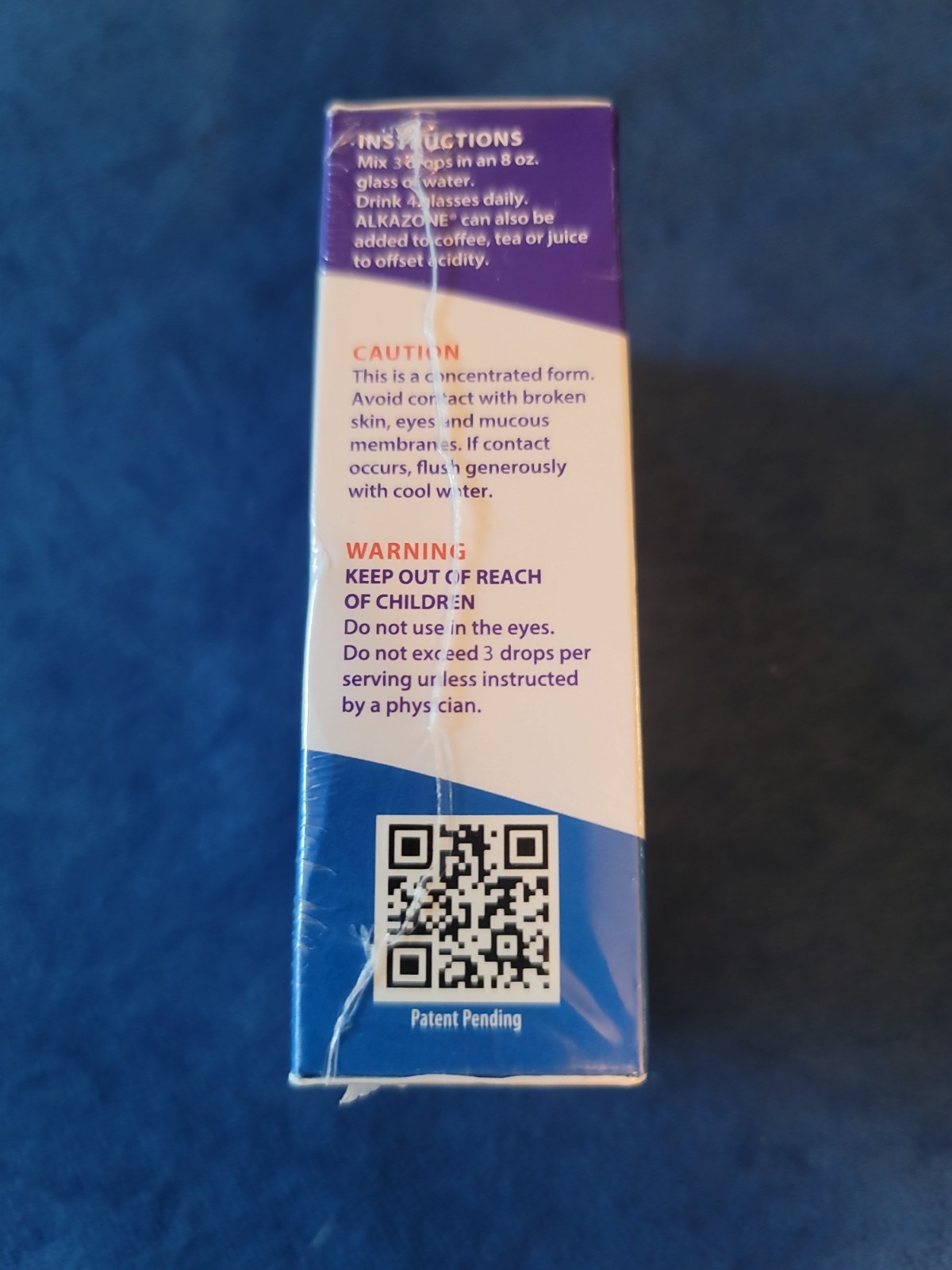 Alkazone Alkaline Water Booster Drops 1.25oz Makes 20 Gallons Sealed EXP 04/2027