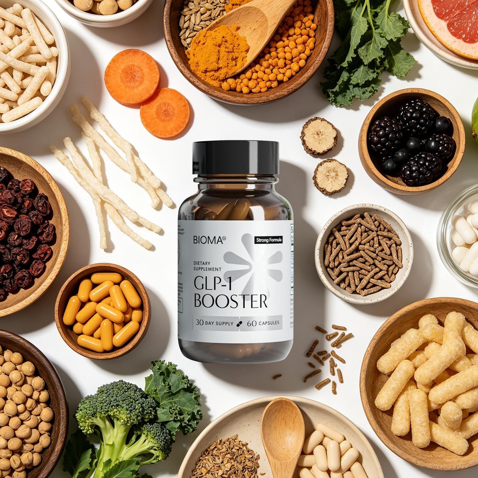 3Pack BIOMA GL-1 Booster – Natural Appetite Control Supplement