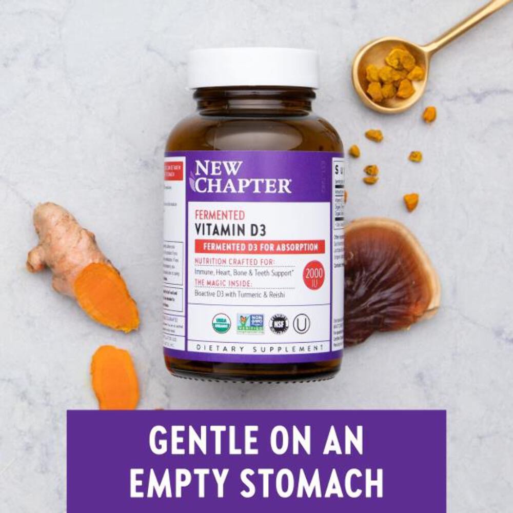 10/2026 New Chapter Fermented Vitamin d3, 30 Count