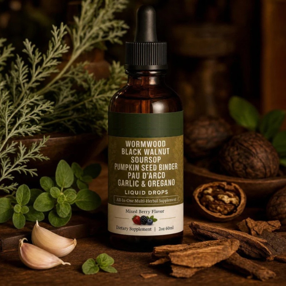 LUMVELLE Wild Harvested Wormwood Herbal Liquid Botanical Supplement Drops 1-5pcs