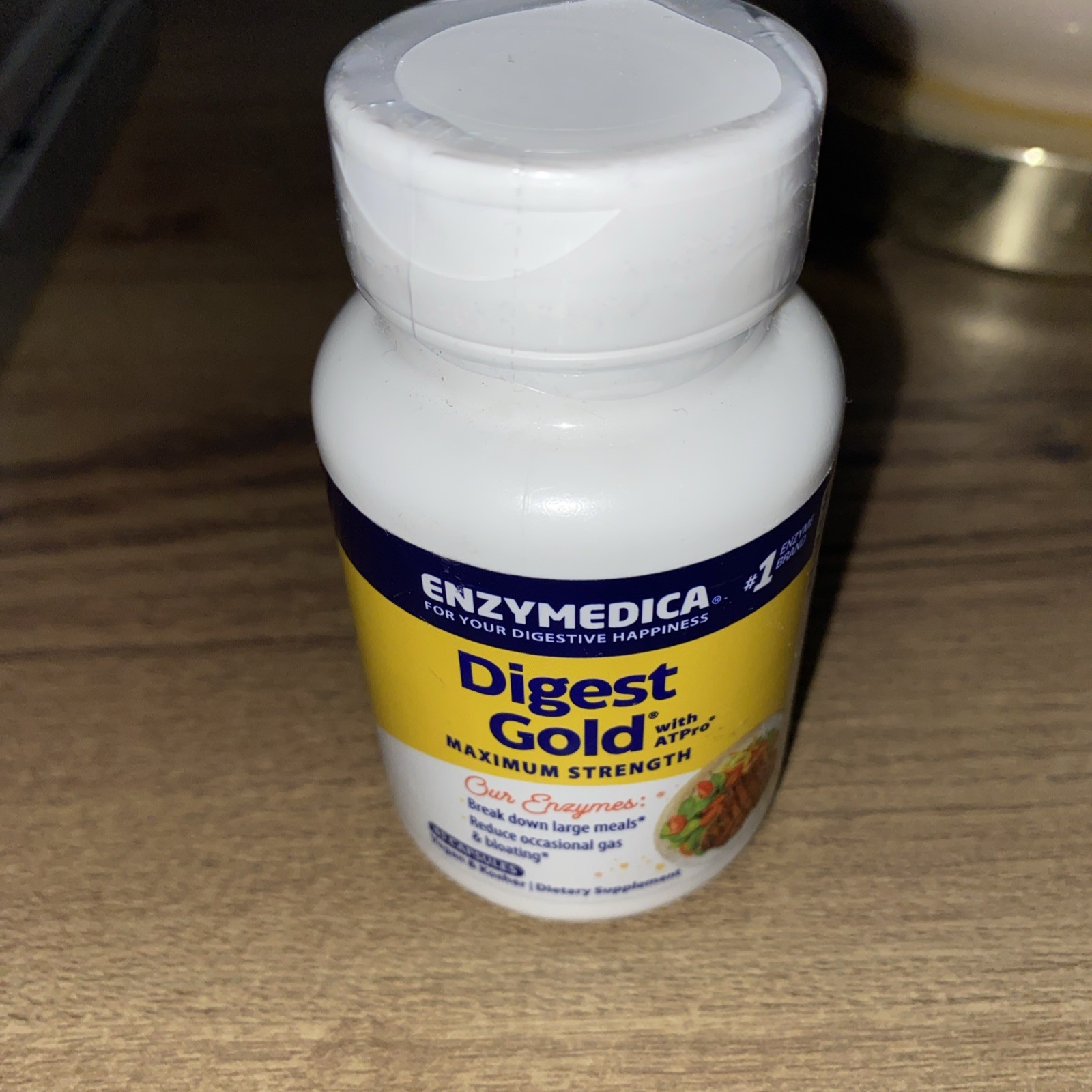Enzymedica Digest Gold with ATPro 45 Capsules Casein-Free, Dairy-Free, Egg-Free,