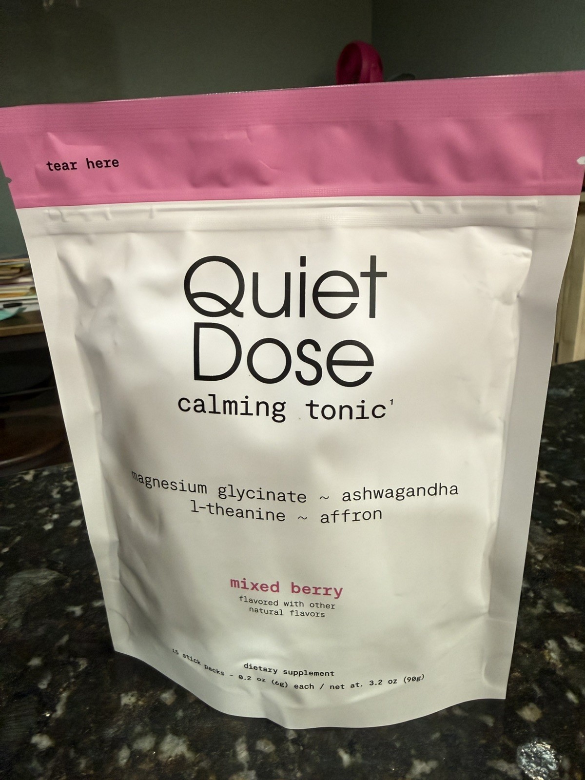 Quiet Dose Calming Tonic, Quiet Dose Drink with Magnesium Glycinate, Ashwagandha