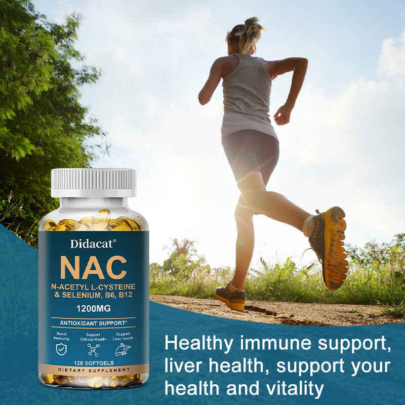 N-Acetyl-L-Cysteine (NAC) 1,200mg capsules Support Liver Health