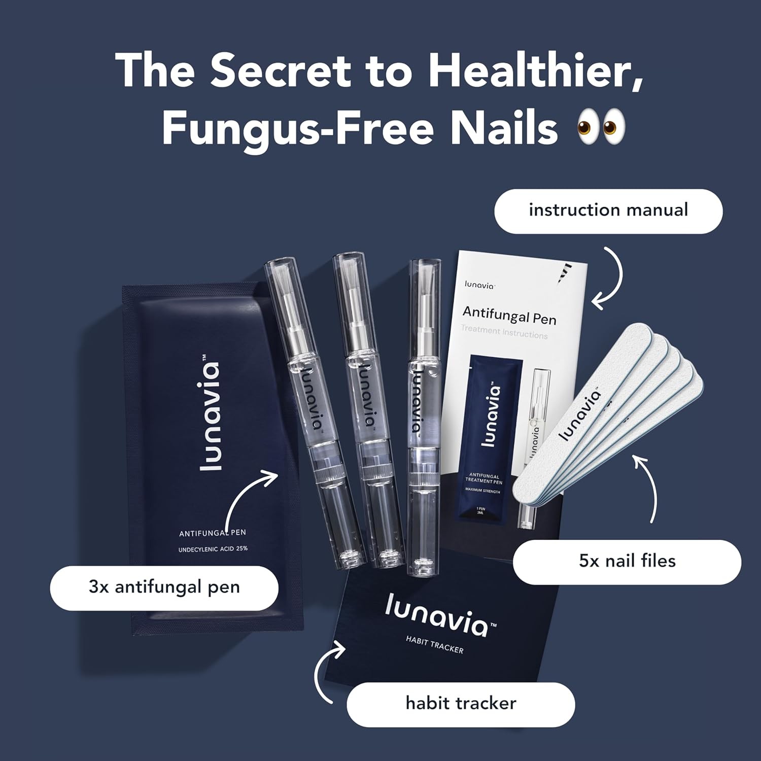 Antifungal Pen – 25% Undecylenic Acid, Toenail Fungus Treatment Extra Strength