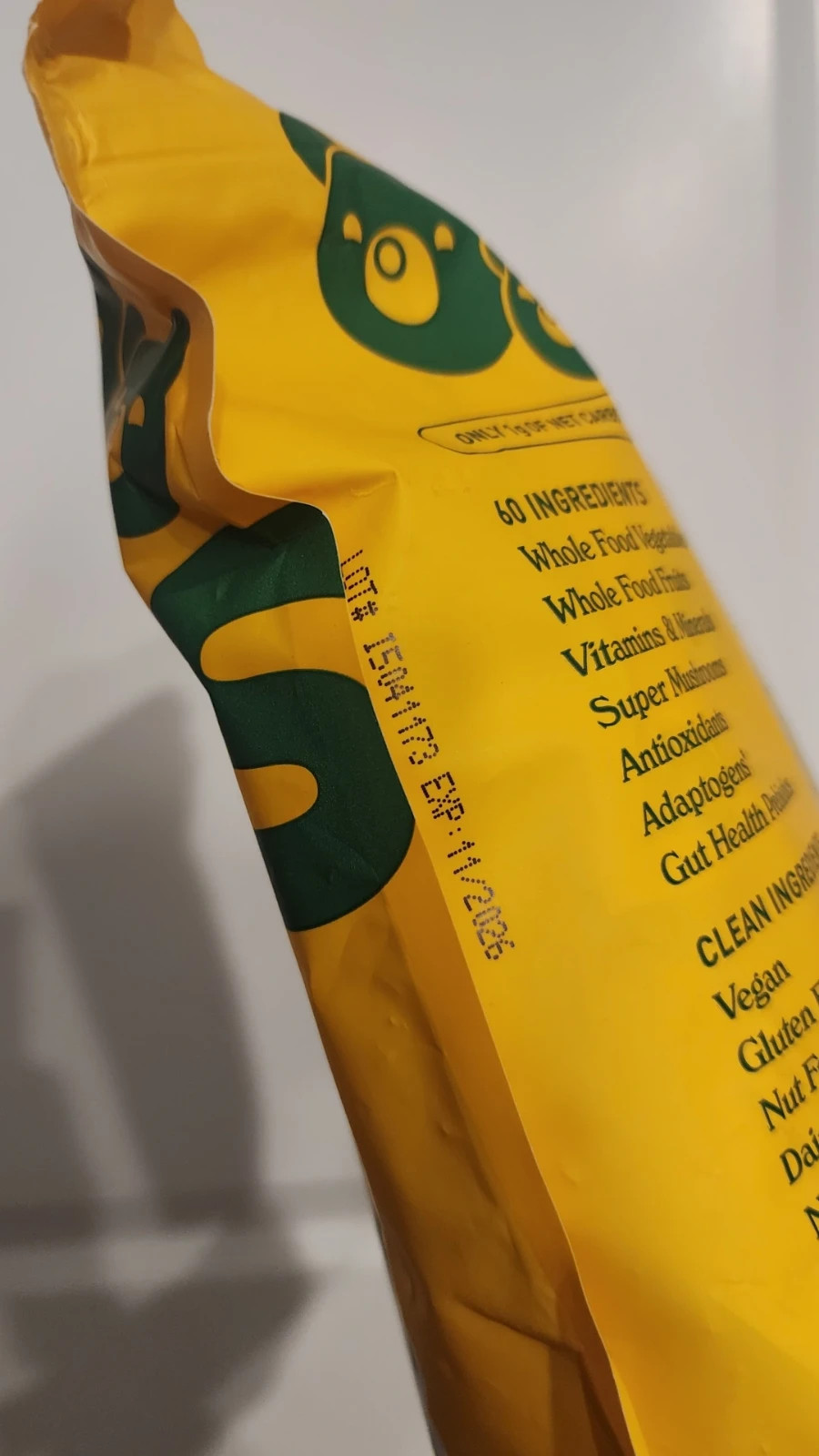 Gruns Cubs Superfoods Greens Gummies For Kids 28 Packs, 168 Gummies NEW IN BAG.