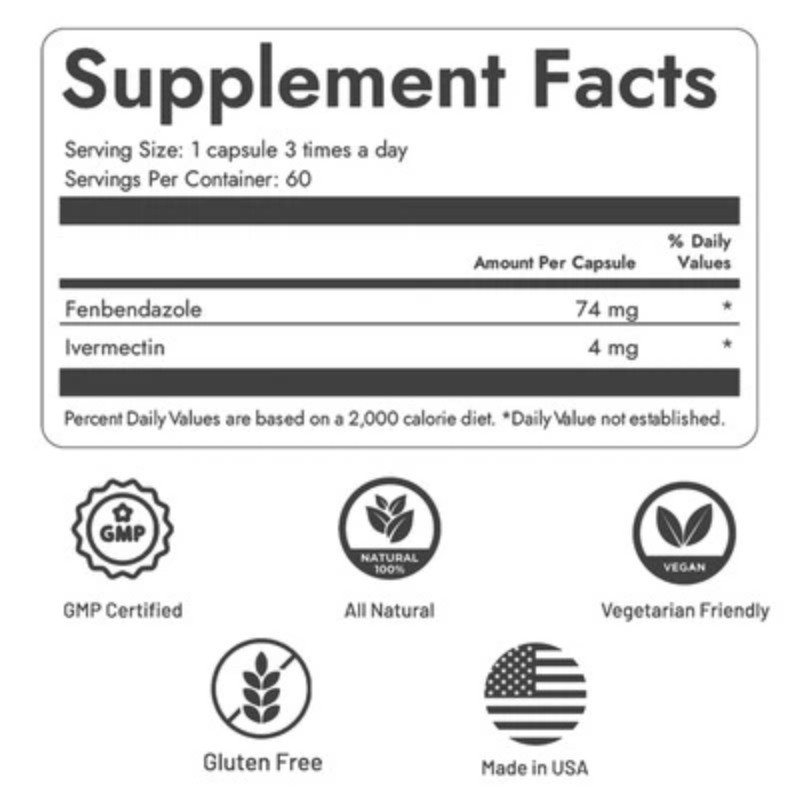 1-5 PACK Parasite Cleaner Capsules by-RUNMDEAL Advanced Defense Against Gut