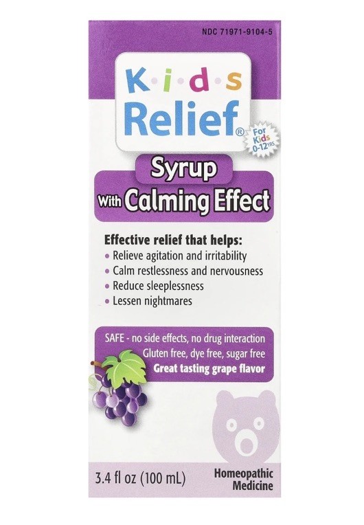 Kids Relief®, Syrup with Calming Effect, Grape, 3.4 fl oz (100 ml) exp 11/27