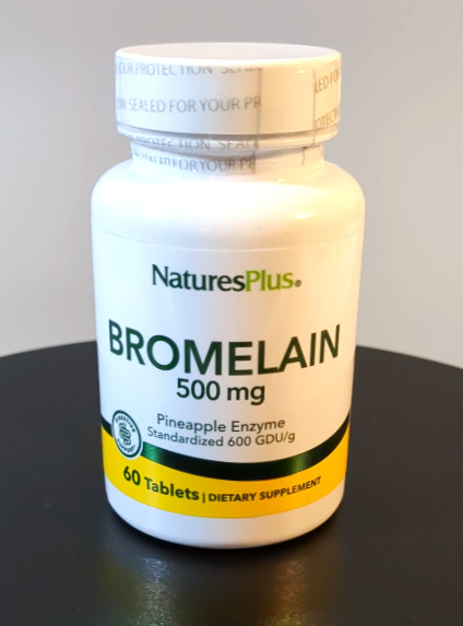 NaturesPlus Bromelain 500mg 60 Tablets Digestive Enzyme Exp 07/27 Sealed
