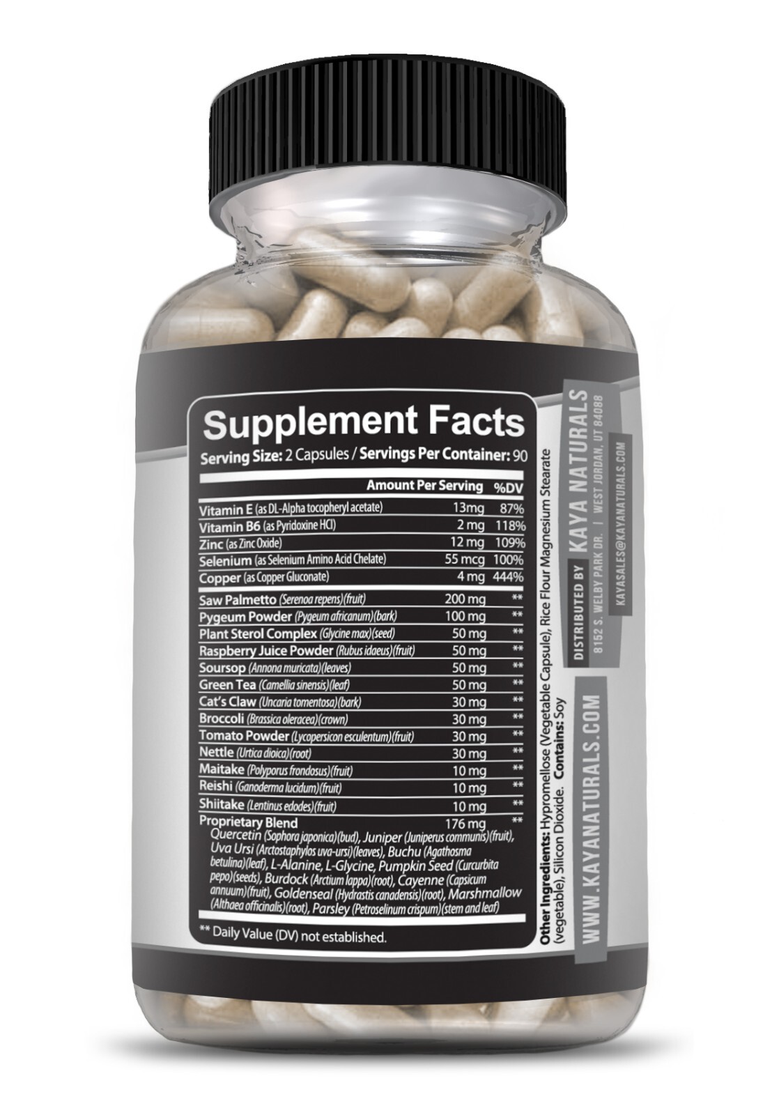 Prostate Health Supplement 180ct DHT & Beta Blocker Bladder Health Control