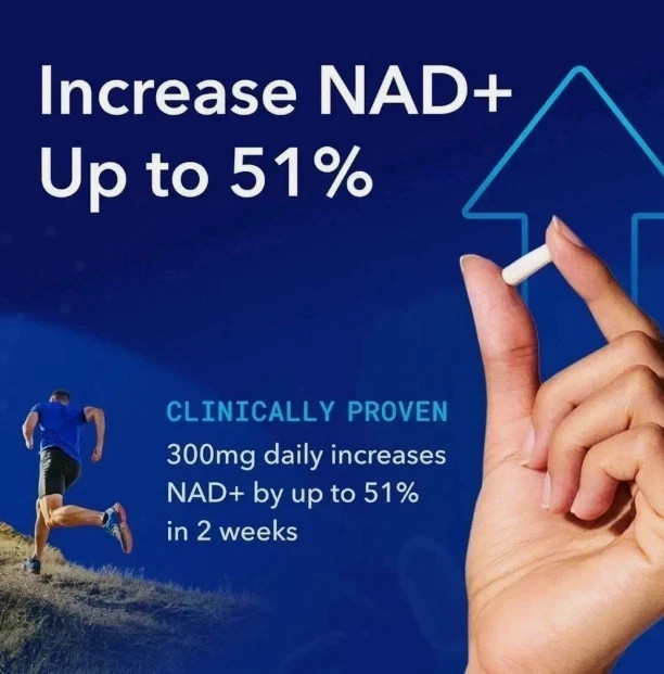 TRU NIAGEN Patented NAD Supplement for Brain Function,Anti Aging&Cell Regenerati