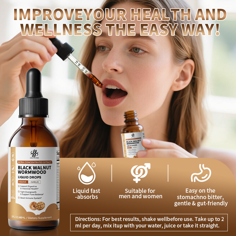 Parasite Cleanse Tincture/Extract-Wormwood, Black Walnut Hull, Clove 2oz-60ml
