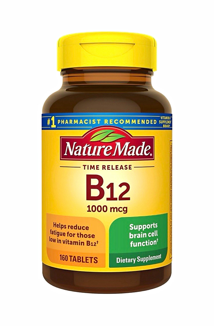 Nature Made Time Release Vitamin B12 1000 mcg 160 Tablets Energy Support