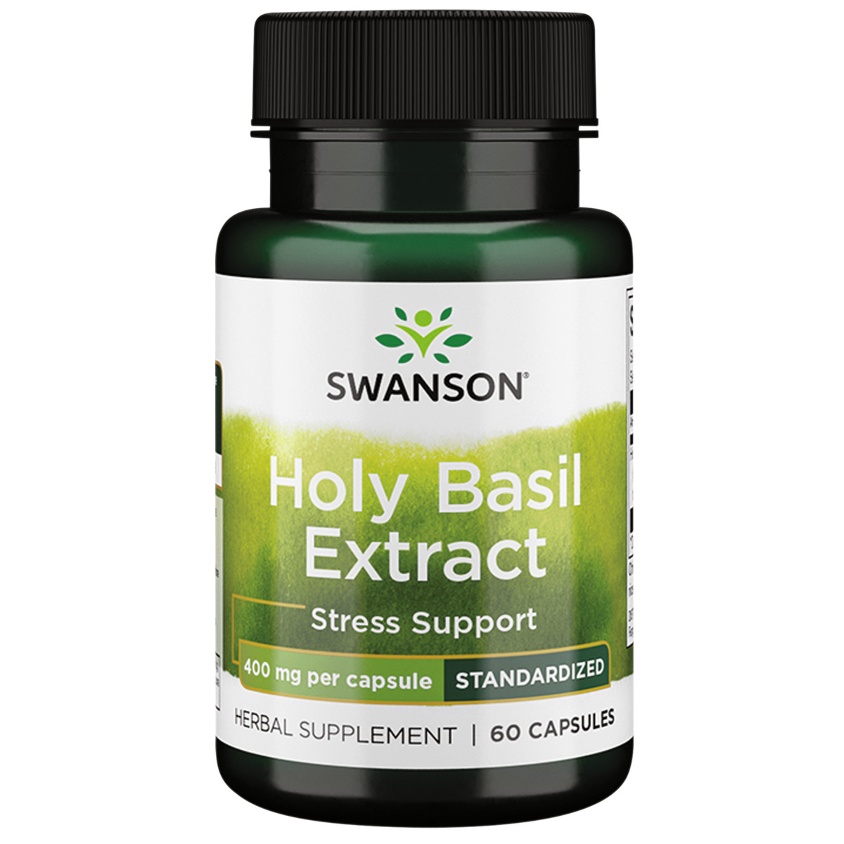 Swanson Holy Basil Extract (Tulsi) 400 mg 60 Capsules