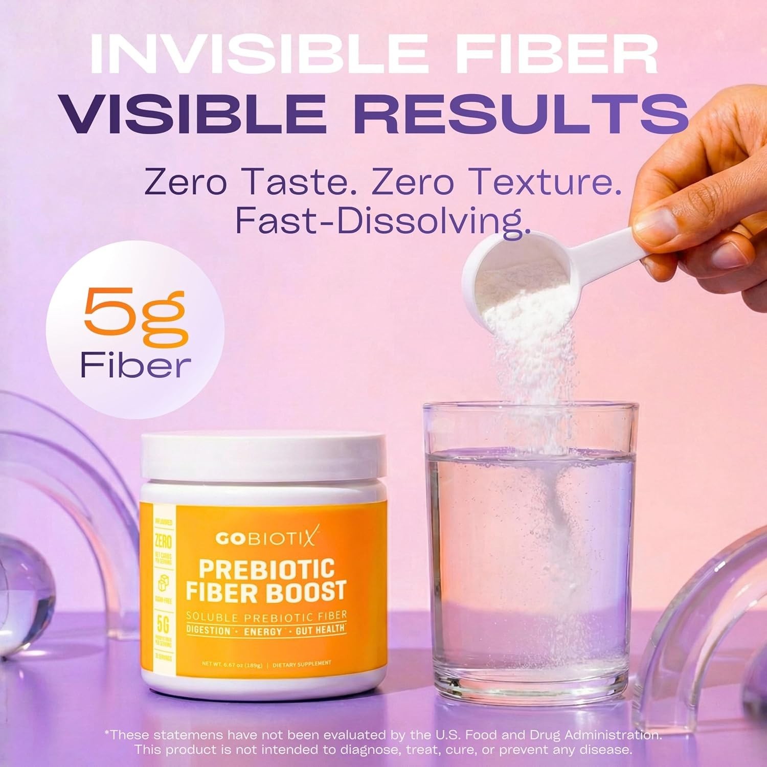 Plant-Based Fiber Supplement – Gluten-Free, 35 Servings for Optimal Gut Health