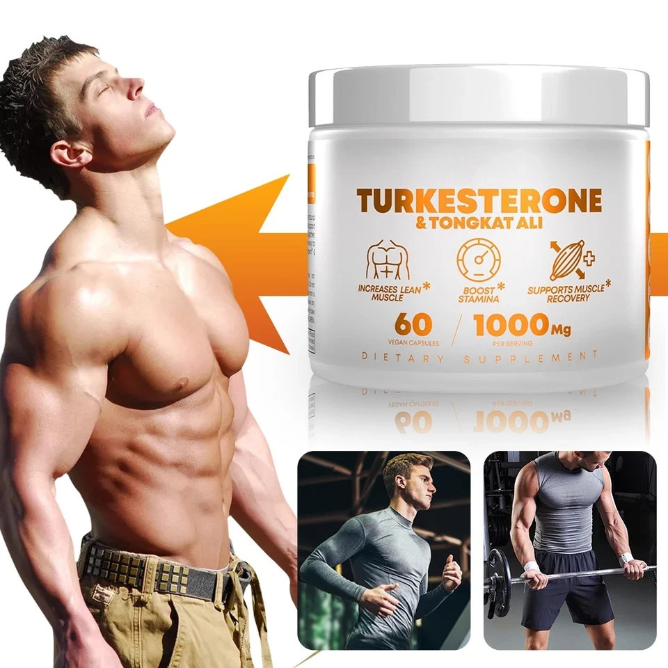 Turkesterone 1000 Mg Natural Capsules Supplement Muscle Growth And Recovery 60