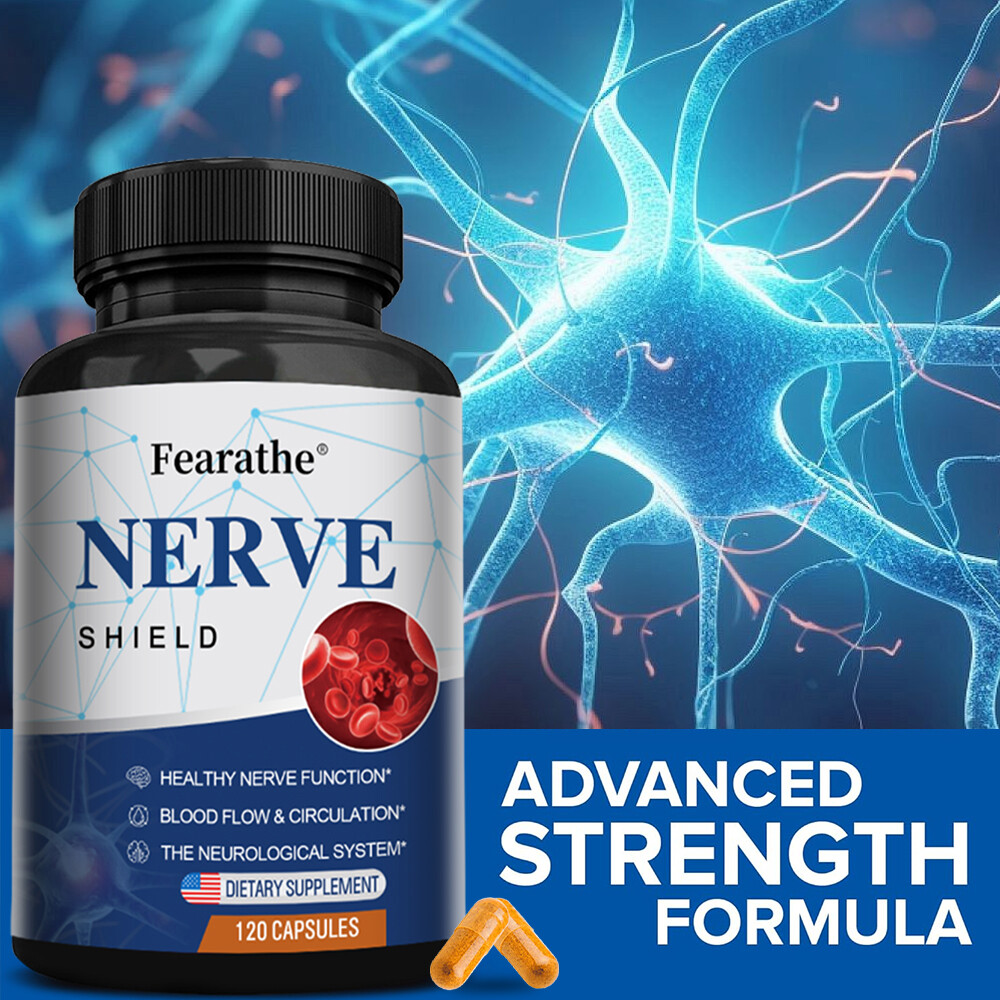 Nerve Shield Pills Supplement Advanced Nerve Formula (30/60/120 Capsules)