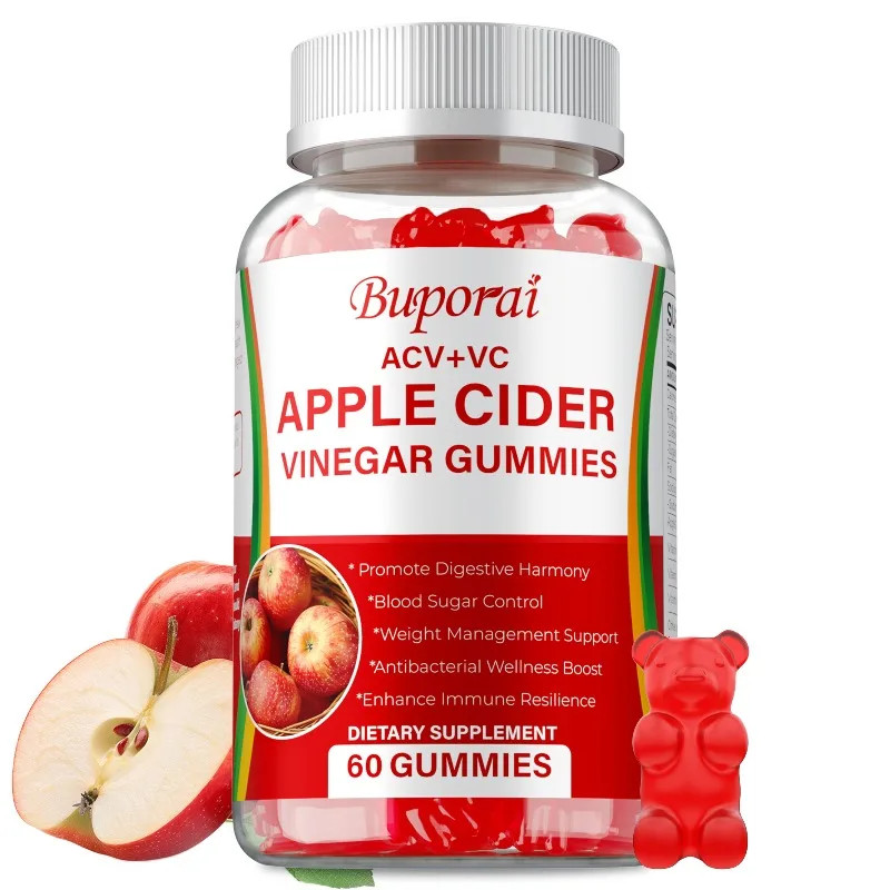 Apple Cider Vinegar 60pcs,Weight Management, Appetite Control, Metabolism