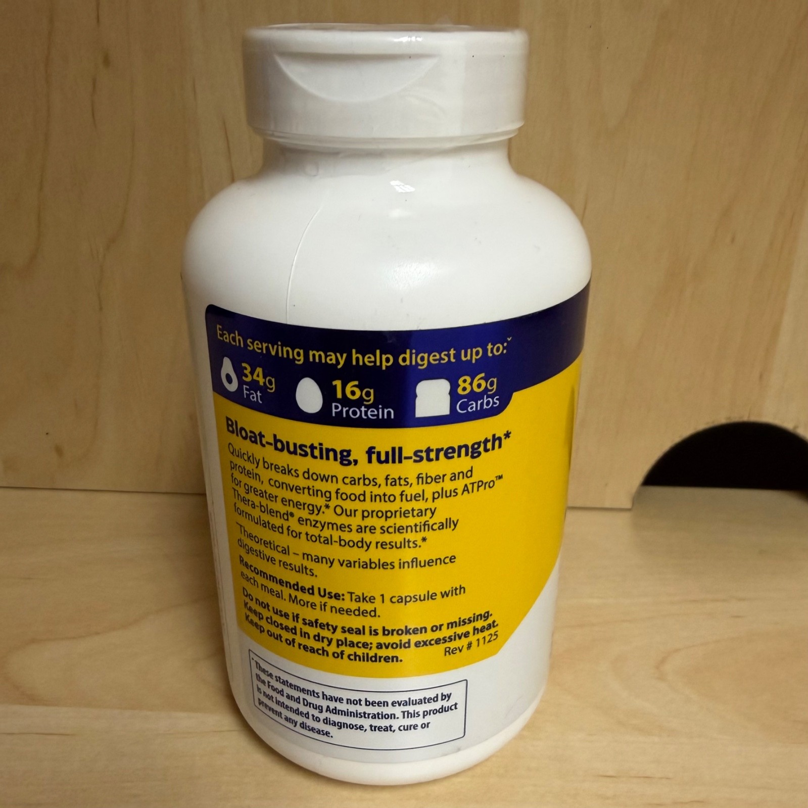 Enzymedica Digest Gold with ATPro Maximum Strength 240 (480 Caps) New Sealed