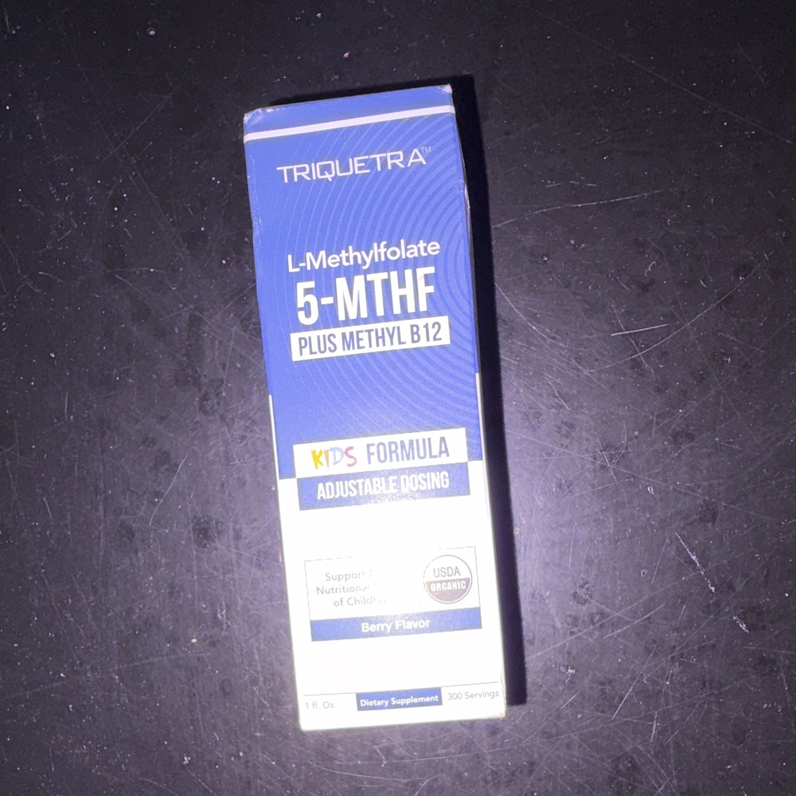 Triquetra L-Methylfolate 5-MTHF + Methyl B12 Kids Drops Berry 1 fl oz