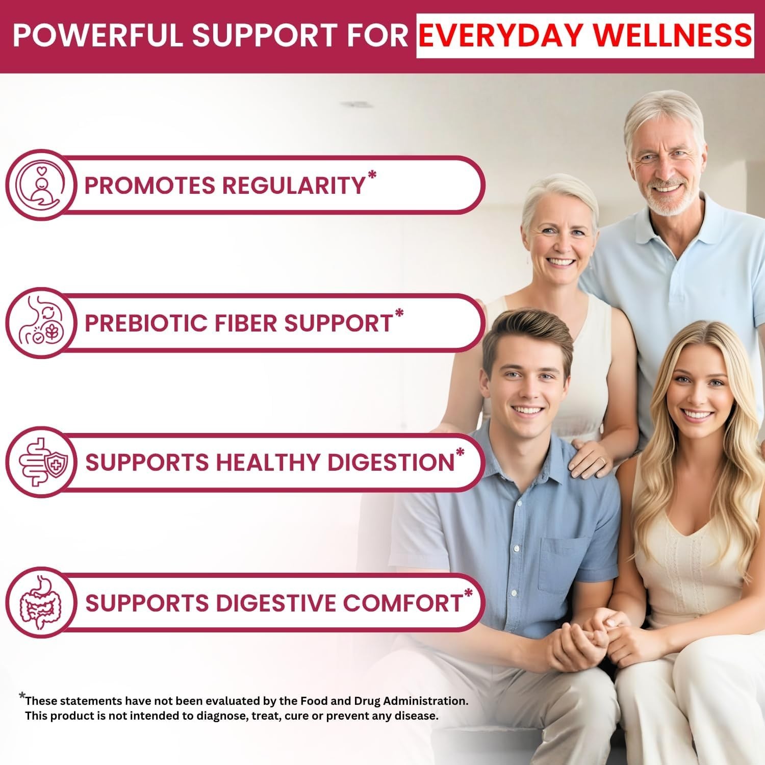 VITBOOST Prebiotic Fiber Gummies 7g – 60 Count