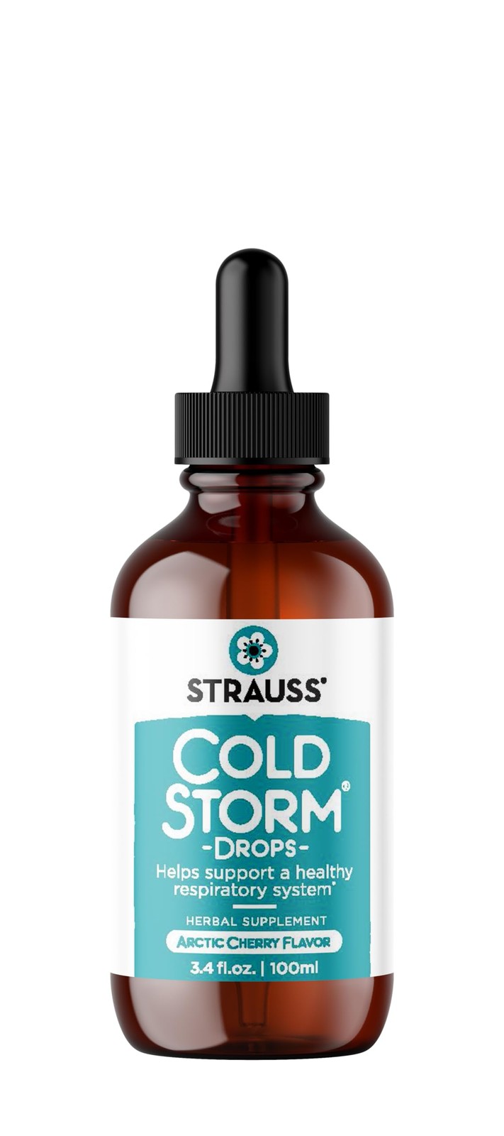 Strauss Naturals Immune Support Coldstorm Drops 3.4 fl oz – Immune & Respirat…