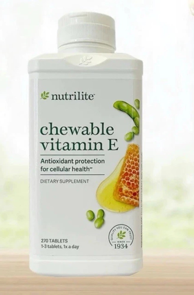 270 Tablets Amway Nutrilite Chewable Vitamin E + Tracking