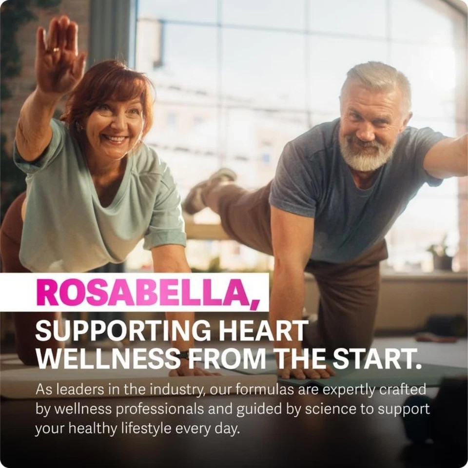 3 Pack of Rosabella (1300mg) Organic Beetroot Capsules for Blood Flow & Heart He