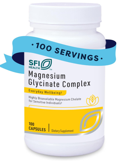 SFI Health Magnesium Glycinate Complex – 100 Capsules – Exp. 01/2026